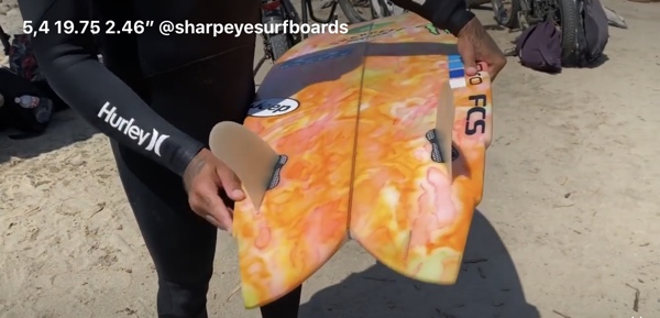SHARPEYE SURFBOARDS シャープアイサーフボード/ MAGURO WWF 5'4